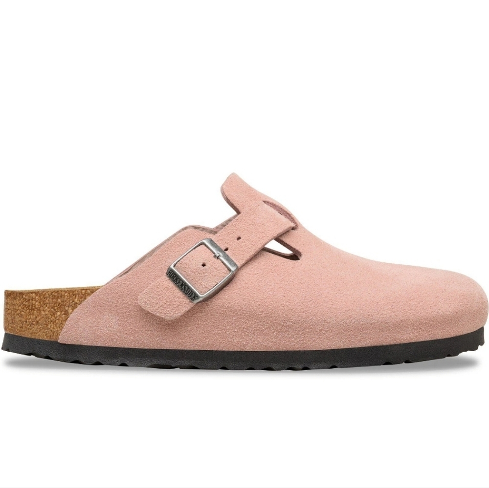 Birkenstock Boston Suede Leather, Color Pink Clay, Retail $154.95 USD - Picture 2 of 16